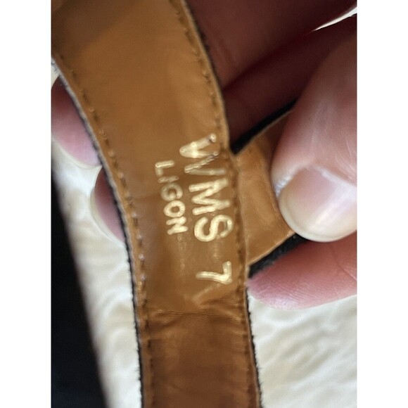 REPORT Women’s Size 7 Ligon Black Chunky Heels Sandals - Picture 7 of 11